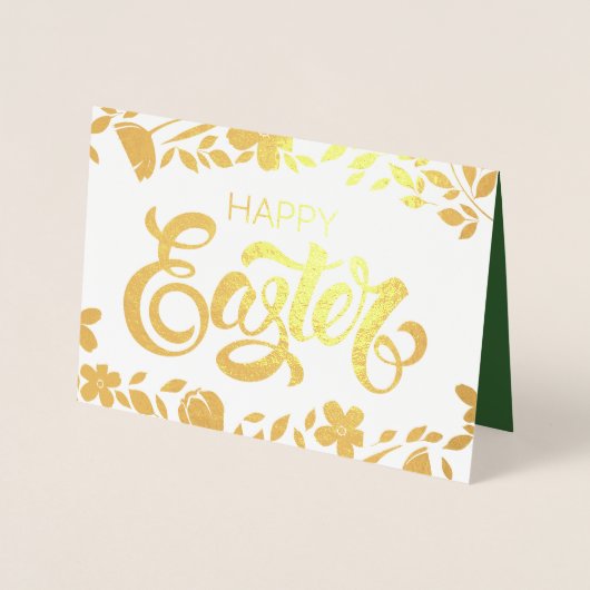 Witte konijn | Pasen "Alice in Wonderland" Folie Kaarten (Voorkant)