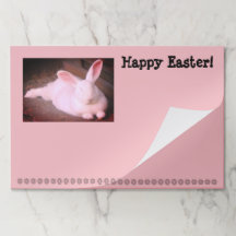 Witte konijn Placemats