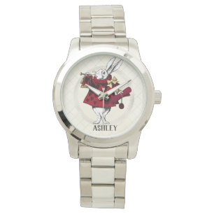 Witte Konijn Queens Garb op maat  Horloge