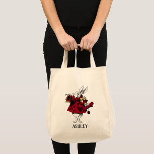 Witte Konijn Queens Garb op maat  Tote Bag