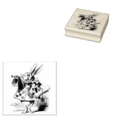 Witte konijn rubberstempel (Gestempeld)