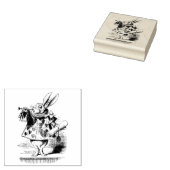 Witte konijn rubberstempel (Gestempeld)