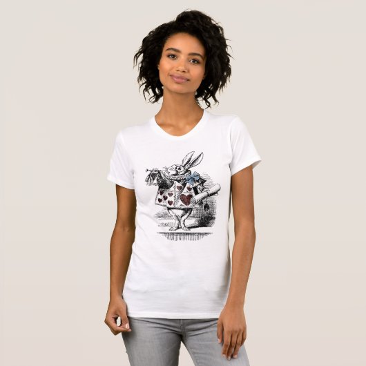 Witte konijn T-Shirt (Voorkant volledig)
