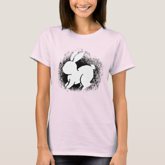 Witte Konijn T-shirt (Voorkant)