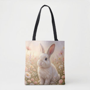 Witte Konijn Tote Bag