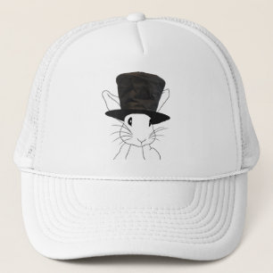 Witte Konijn Trucker Pet