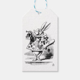 Witte Konijn, uit Alice's Adventures Cadeaulabel