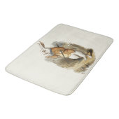 Witte konijn van Alice in Wonderland  Kunst Badmat (Gekanteld)