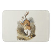 Witte konijn van Alice in Wonderland  Kunst Badmat (Voorkant)