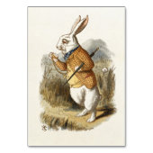 Witte konijn van Alice in Wonderland  Kunst Kaart (Voorkant)