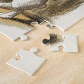 Witte konijn van Alice in Wonderland  Kunst Legpuzzel (Zijkant)