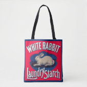 Witte Konijn Wasserijzetmeel en Tote Bag (Voorkant)