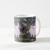 Witte konijn, wit konijn, wit konijn, wit.. koffiemok (Voorkant rechts)