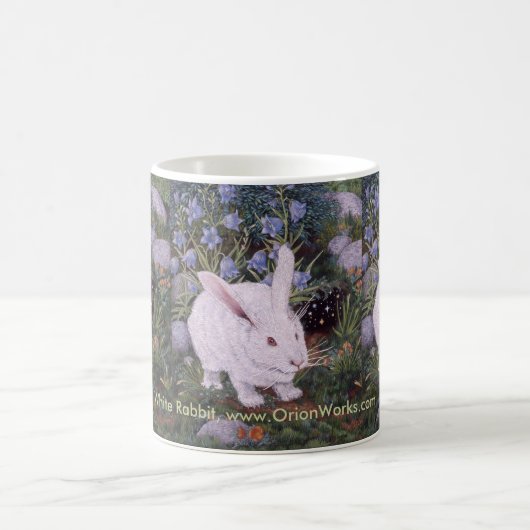 Witte konijn, wit konijn, wit konijn, wit.. koffiemok (Center)
