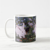 Witte konijn, wit konijn, wit konijn, wit.. koffiemok (Links)
