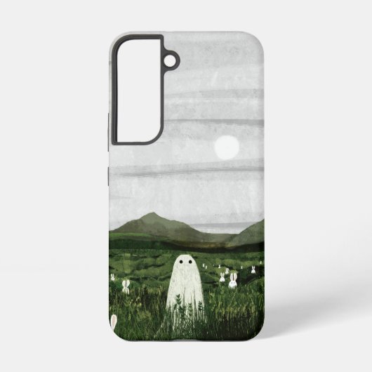Witte konijnen samsung galaxy hoesje (Achterkant)
