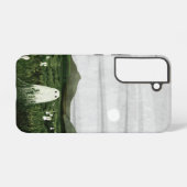 Witte konijnen samsung galaxy hoesje (Achterkant horizontaal)