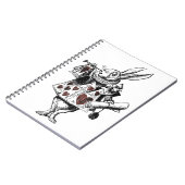 Witte konijnen van het hart - Alice in Wonderland Notitieboek (Linkerzijde)