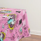 witte konijnenkast wonderland tablecloge tafelkleed (Voorbeeld)