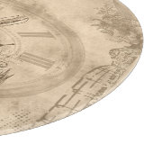 -witte konijnenkollage snijplank (Hoek)