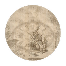 -witte konijnenkollage snijplank