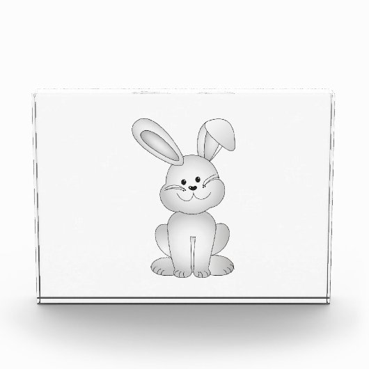 Witte konijnenkruid fotoblokken (Voorkant)