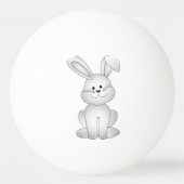 Witte konijnenkruid pingpongbal (Voorkant)