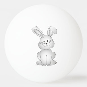 Witte konijnenkruid pingpongbal