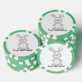 Witte konijnenkruid pokerchips (Opstapeling)