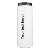 Witte konijnenkruid thermosbeker (Achterkant)