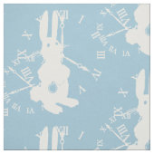 Witte konijnenlaat stof (Swatch)