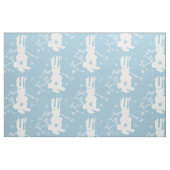 Witte konijnenlaat stof (Fat Quarter)