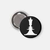 witte koning magneet (Voorkant / Achterkant)