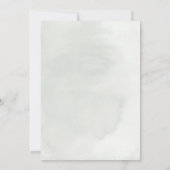 Witte koning Protea Orchids Tropisch Baby shower Kaart (Achterkant)