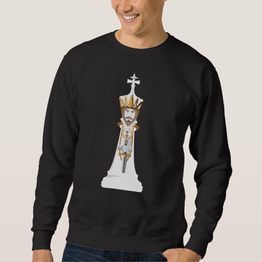 Witte koning trui (Voorkant)