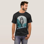 Witte Koning van Karper Vissen Ontwerp T-shirt (Voorkant volledig)