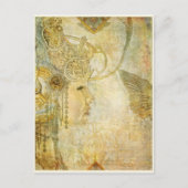 witte koningin briefkaart (Voorkant)