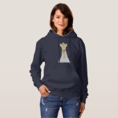 Witte koningin hoodie (Voorkant volledig)