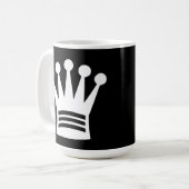 Witte koningin koffiemok (Voorkant links)