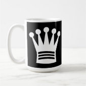 Witte koningin koffiemok (Links)