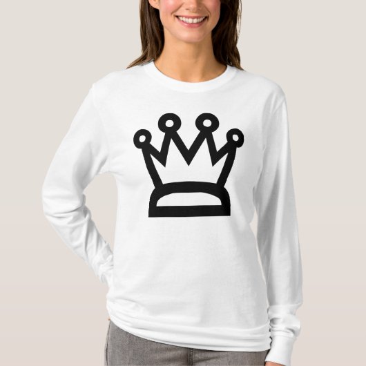 Witte koningin t-shirt (Voorkant)