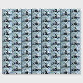 Witte Koningin Witte Draak Fantasie Cadeaupapier (Vlak)