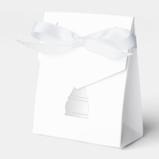 Witte koninginnenschaak bedankdoosjes (Voorkant Zijde)