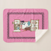 -witte kookstoven koffiepot sherpa deken (Voorkant (horizontaal))