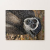 Witte koolstof (Hylobates Lar), Monkeyland Legpuzzel (Horizontaal)