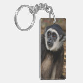 Witte koolstof (Hylobates Lar), Monkeyland Sleutelhanger (Voorkant Links)