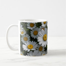 Witte Koortslip Bloemen Koffiemok