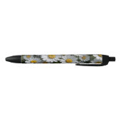 Witte Koortslip Bloemen Zwarte Inkt Pen (Bodem)