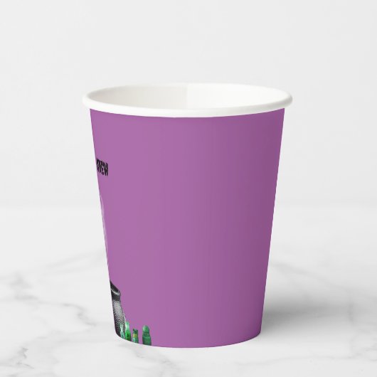 Witte kopjes papieren bekers (Links)