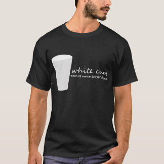 Witte kopjes t-shirt